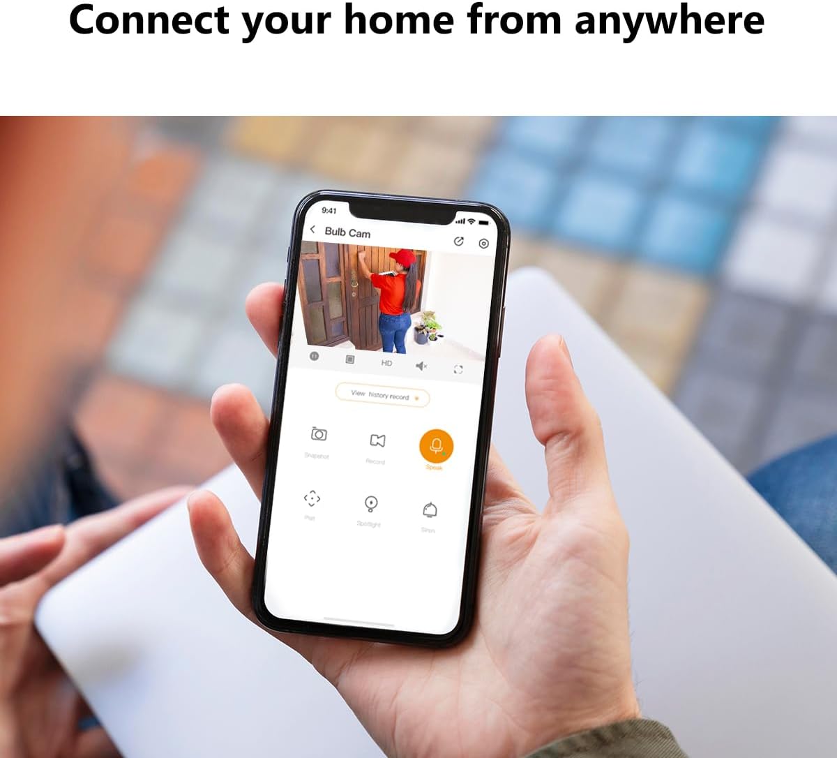 Imou 3MP Bulb Security Camera 360° WiFi Smart CCTV – Night Vision, Mobile App Control UAE