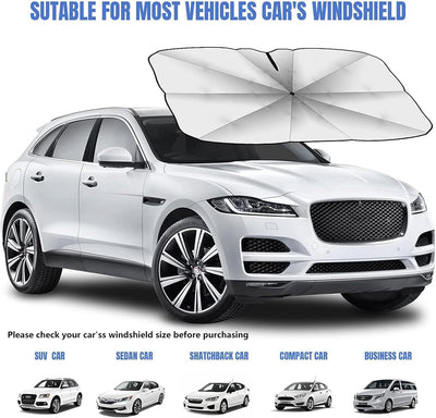 Car Windshield Sunshade Umbrella – Foldable UV Protection Sun Shade for Cars UAE