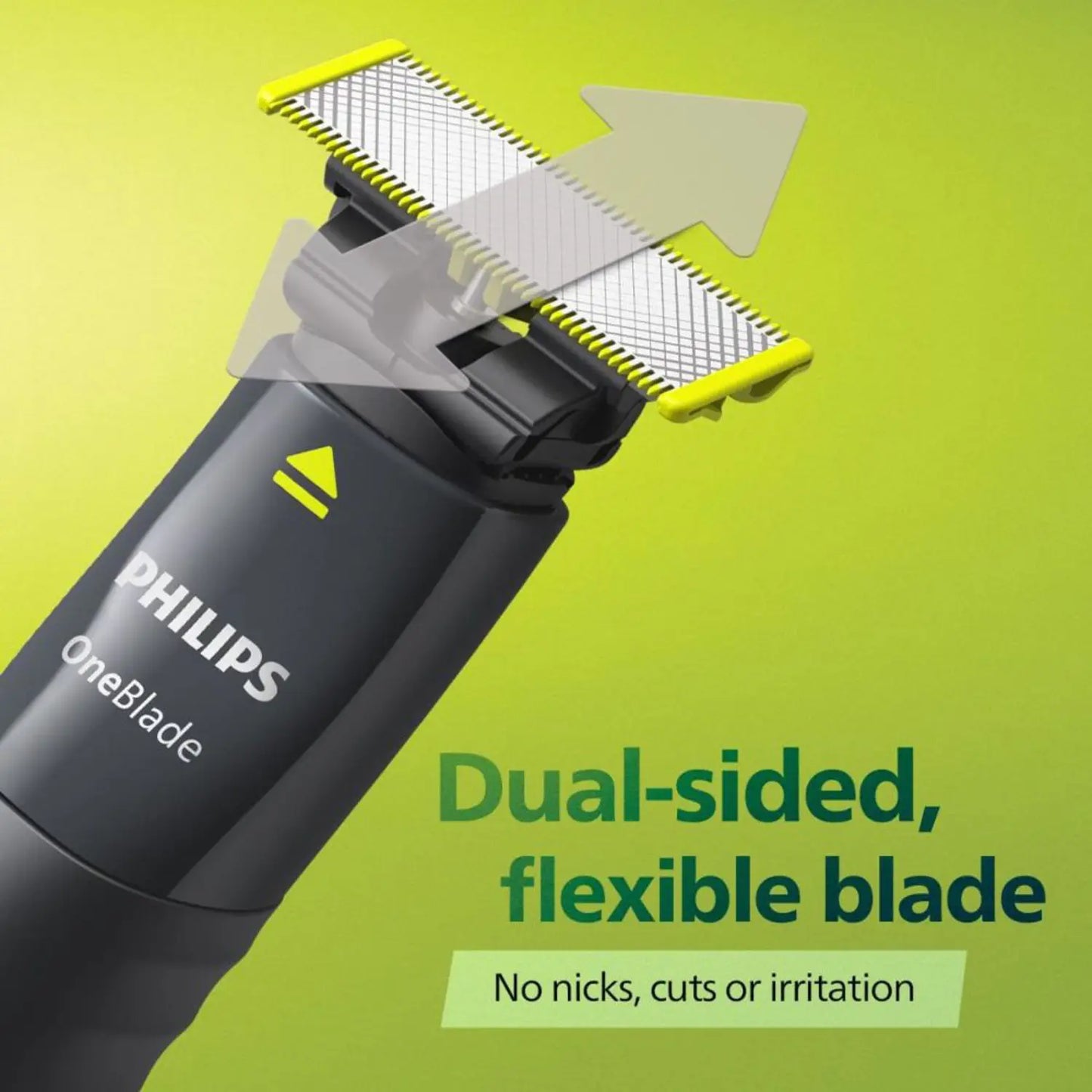 Philips OneBlade QP1424/10 Trimmer & Shaver – Waterproof Rechargeable Beard Styler UAE