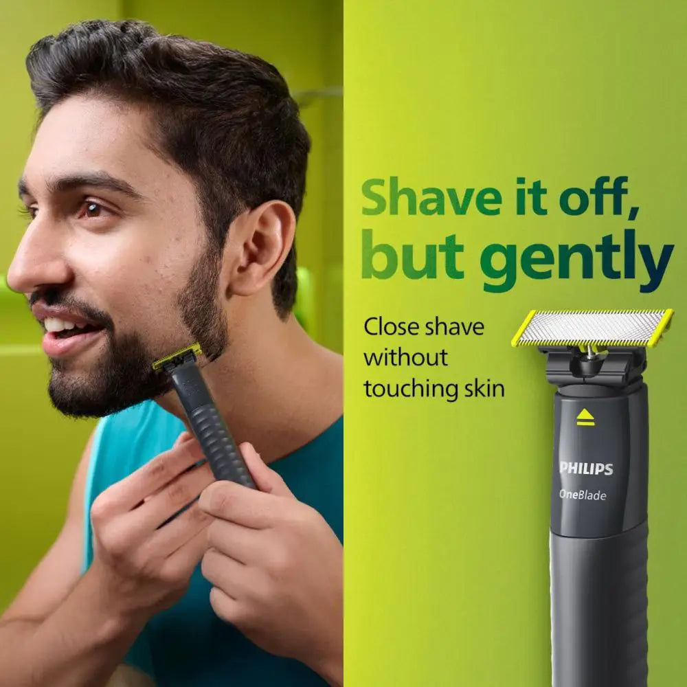 Philips OneBlade QP1424/10 Trimmer & Shaver – Waterproof Rechargeable Beard Styler UAE