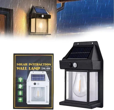 BK-888 Solar Interaction Wall Lamp – Outdoor Waterproof Motion Sensor LED Light UAE