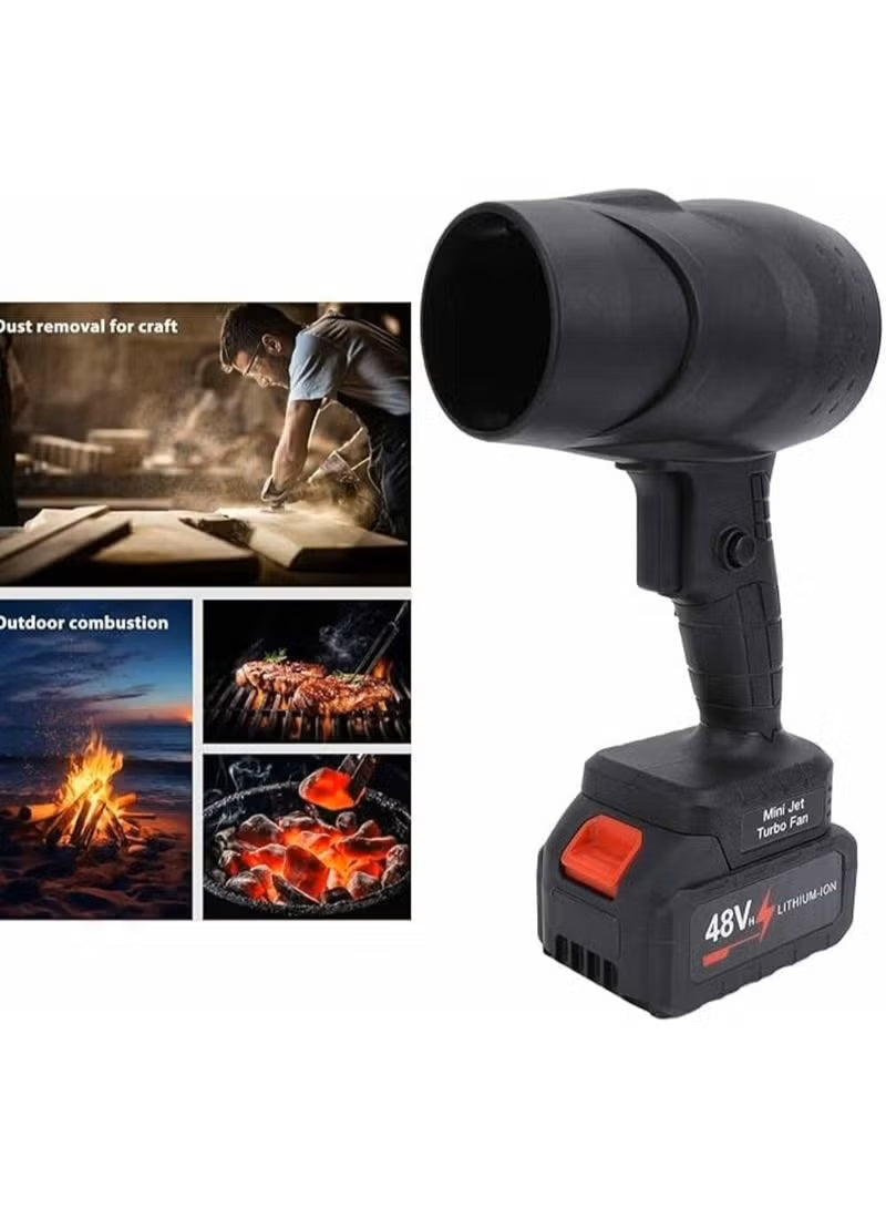 48V Mini Jet Turbo Fan Cordless Air Blower – Brushless Motor High Speed Portable Dust Cleaner UAE