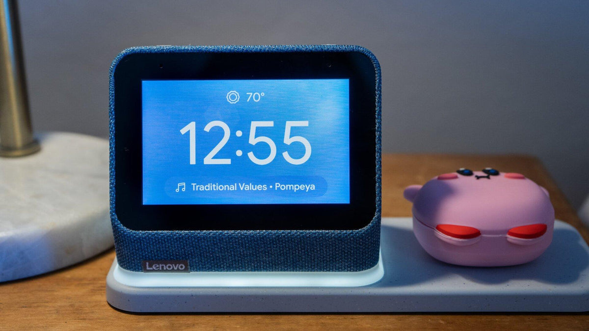 Lenovo Smart Clock 2 with Google Assistant – 4″ Touch Display